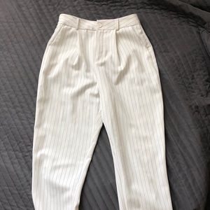 Forever 21 pinstriped pants!